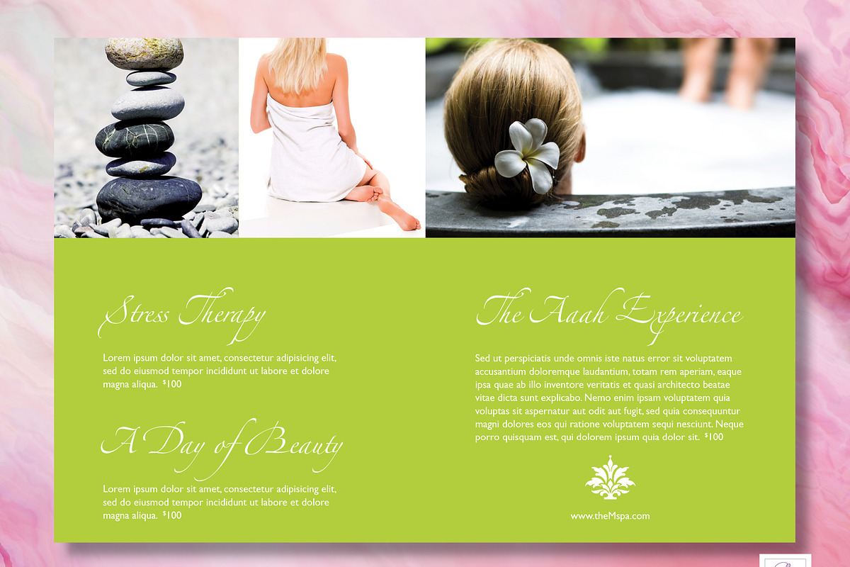 Spa Brochure Template, a Templates & Theme by SZ Studio Design (Photo 3 of 4)