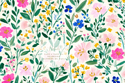 Seamless Floral Pattern PNG, a Pattern Graphic by Pati Charm Studio (Thumbnail 6 of 8)