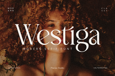 Westiga - Modern Luxury Serif Font, a Serif Font by Pixesia Studio