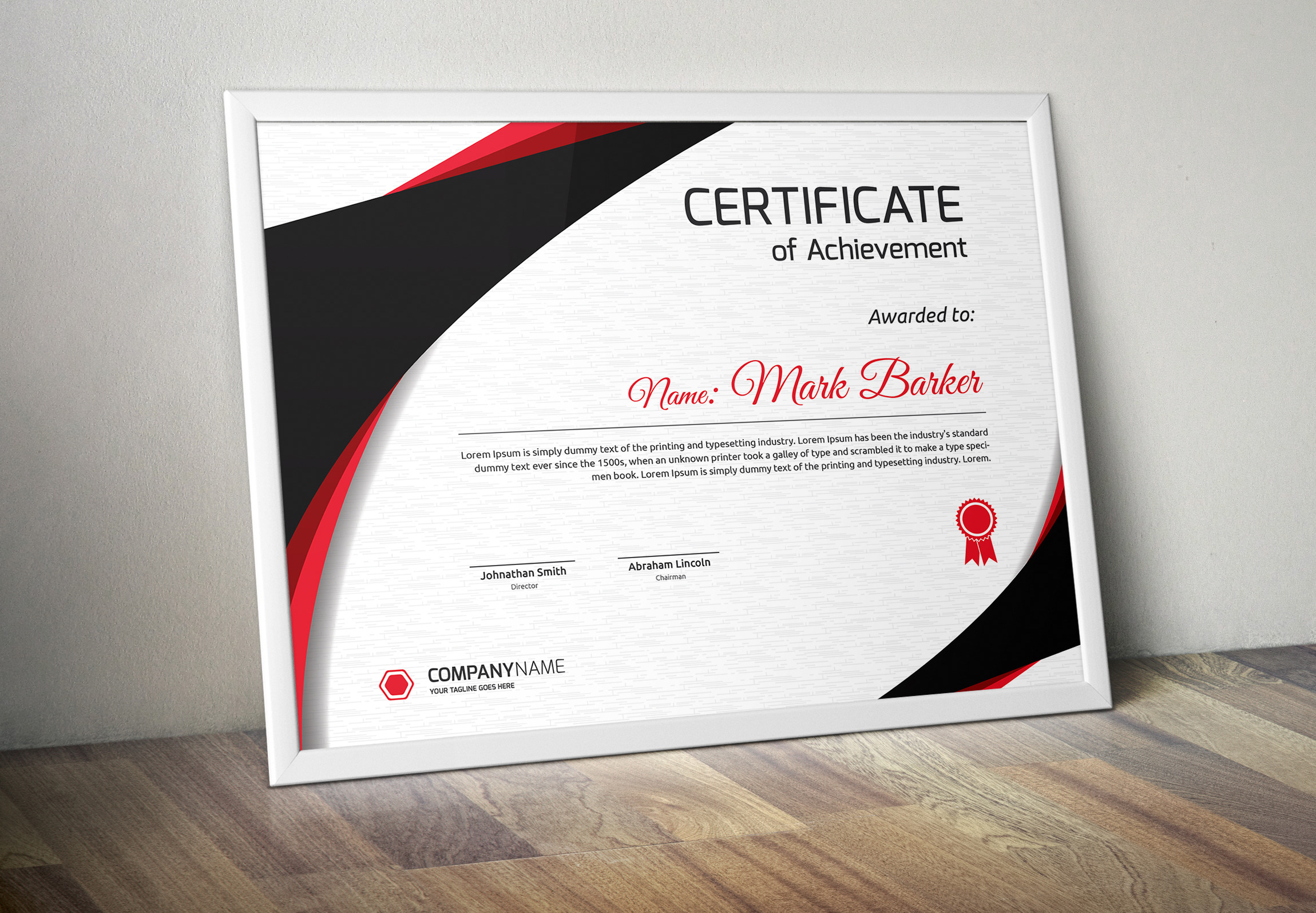 Certificate Word | PSD | AI