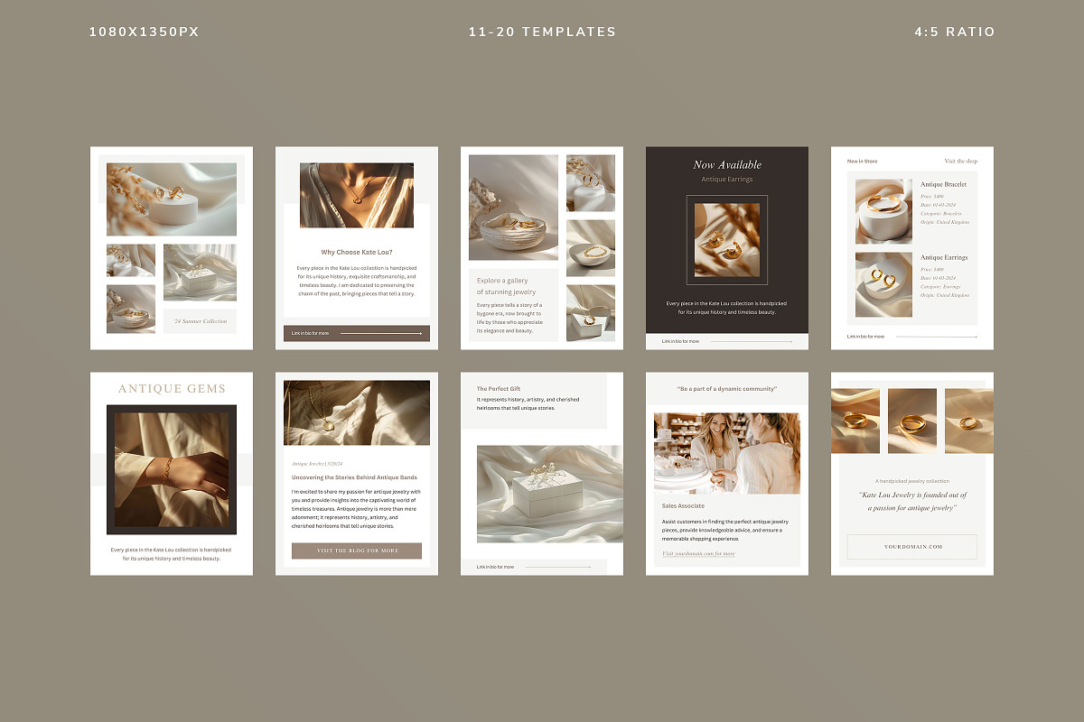 Kate Lou Social Media Kit, a Social Media Template by Ruben Stom (Photo 18 of 20)