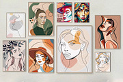 Empowered Women Wall Art, a Wallpaper Graphic by Helospace (Thumbnail 6 of 10)