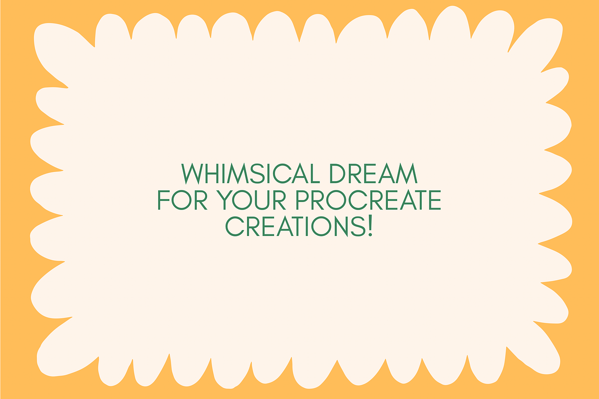 Whimsical Frames Procreate Stamps, a Brush Add-On by Veronika Gotovceva (Photo 5 of 5)