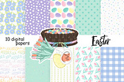 Easter Bright Digital Papers, a Pattern Graphic by GlamArtZhanna (Thumbnail 3 of 3)