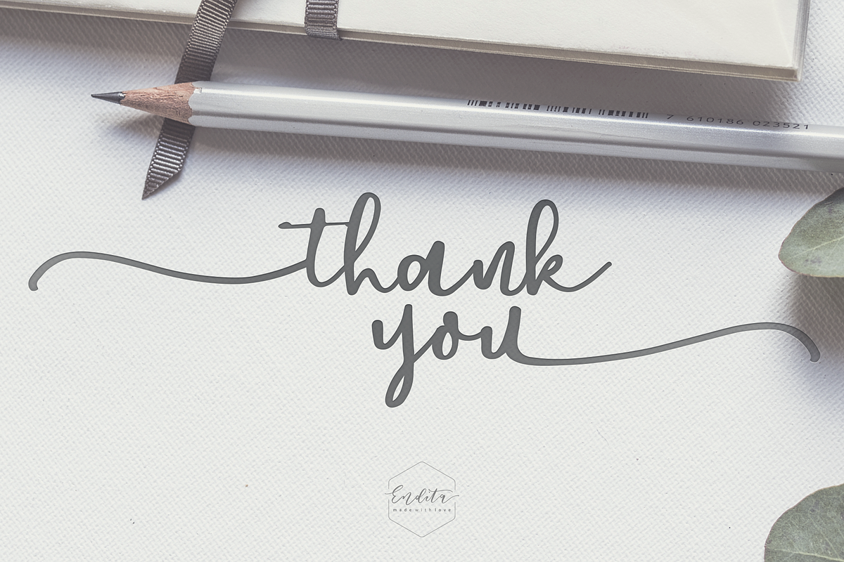 Downtown, a Script Font by endita (Photo 12 of 12)