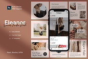 Eleanor - Fashion Social Media Pack, a Social Media Template by Neetlabs Studio (Thumbnail 1 of 5)