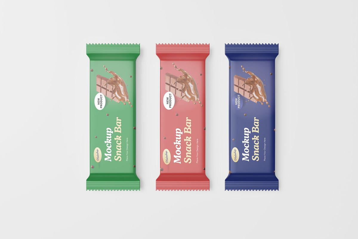 Snack Bar Mockup, a Packaging Mockup by Graphic Deal (Photo 7 of 7)