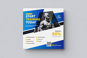 Gym Fitness Instagram Post Template, a Social Media Template by VectStock (Thumbnail 2 of 3)
