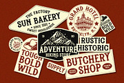 Gashroad - Vintage Style, a Font by Arterfak Project (Thumbnail 3 of 13)