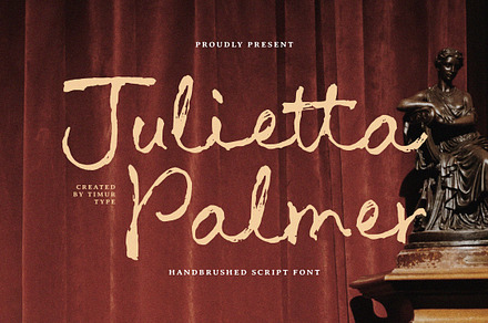 Julietta Palmer Font, a Script Font by Timurtype