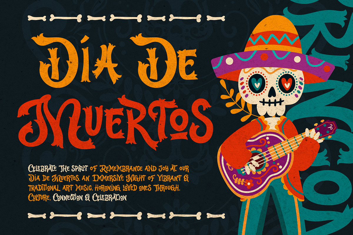 Catrina Brincona - Muertos Font, a Serif Font by Inviline.co (Photo 6 of 15)