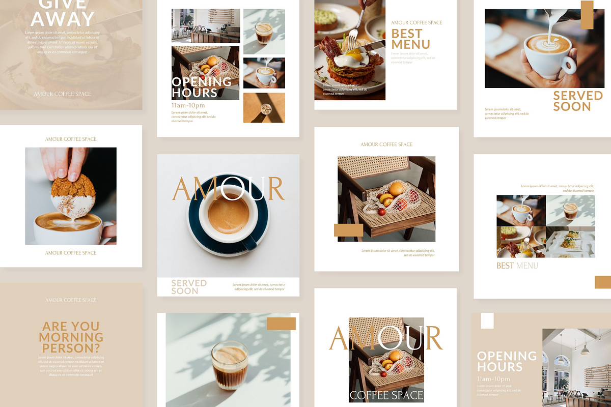 Coffee Shop Canva Template, a Social Media Template by Moodwave Studio (Photo 7 of 10)