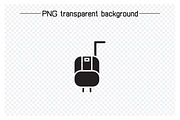 Suitcase and Travel Bag Icons, a Solid Icon by Designfour (Thumbnail 5 of 7)