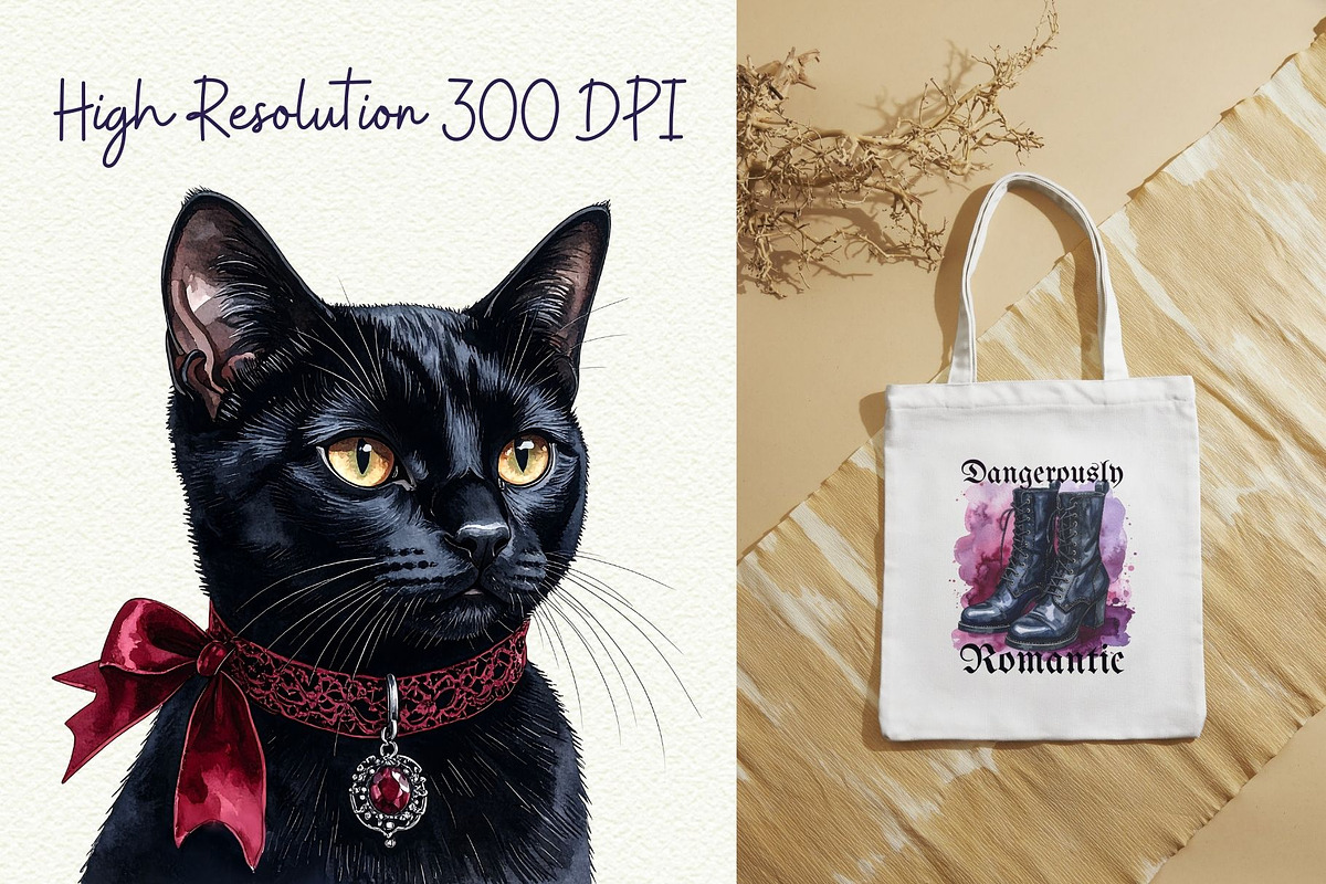 Dark Romance Clipart, an Object Graphic by Anna Design Studio (Photo 5 of 9)