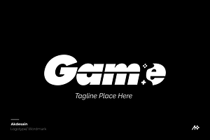 Game Wordmark Logo, a Branding & Logo Template by Akdesain