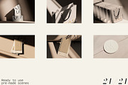 Mailing Box and Bag mockups, a Packaging Mockup by Creatoom (Thumbnail 8 of 15)