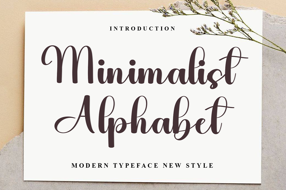 Minimalist Alphabet, a Handwritten Font by FreshTypeINK (Photo 1 of 8)