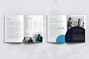 Annual Report Brochure Canva, a Brochure Template by TheBrightGrap (Thumbnail 2 of 11)
