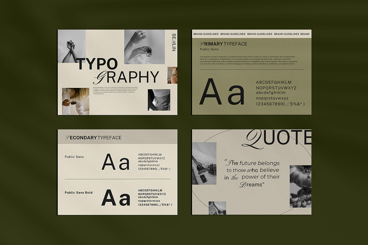 BERLIN Brand Guidelines Template, a Branding & Logo Template by Amaré Creative (Photo 10 of 13)