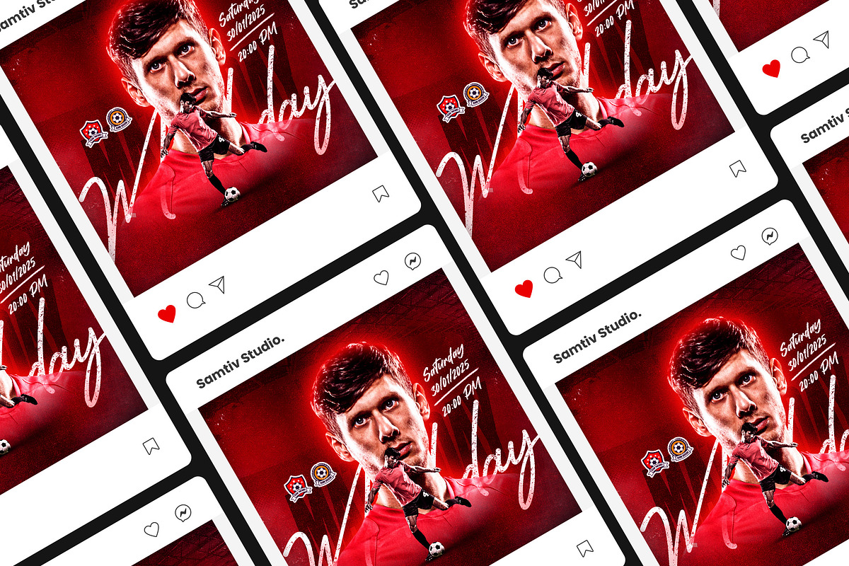 Football Flyer & Social Media Post, a Templates & Theme by Samtiv Studio (Photo 3 of 3)