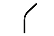 Bent Drinking Straw Silhouettes, a Graphic by hafijul (Thumbnail 7 of 10)