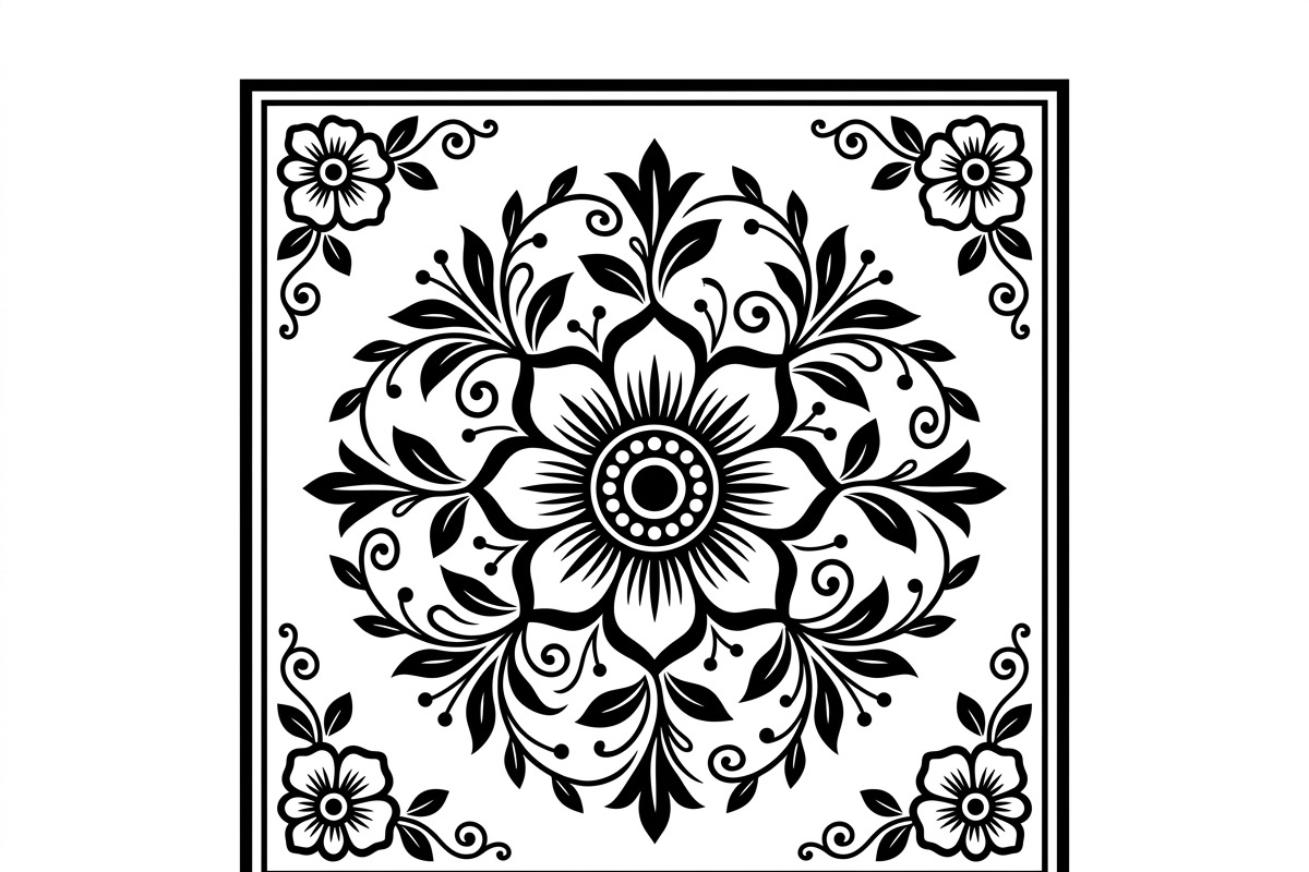 50 Elegant Floral Ornament Bundle, a Decorative Illustration by Amazin_art (Photo 23 of 38)