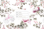 Sakura Whispers, Elegant Luxury!, a Pattern Graphic by TSTUDIO (Thumbnail 2 of 12)