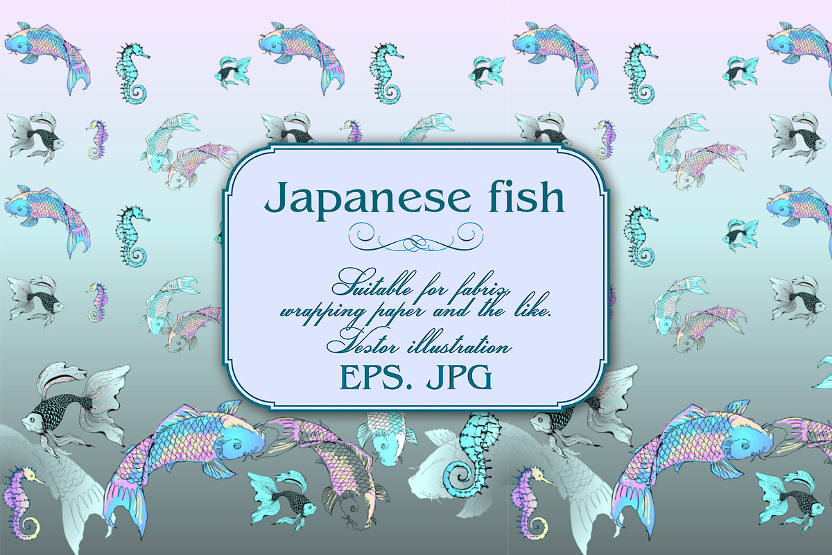 Japanese fish, a Pattern Graphic by Designs by Helen Trupak (Photo 6 of 9)
