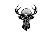 Artistic Geometric Deer Head Bundle, an Illustration by yasushie (Thumbnail 19 of 31)