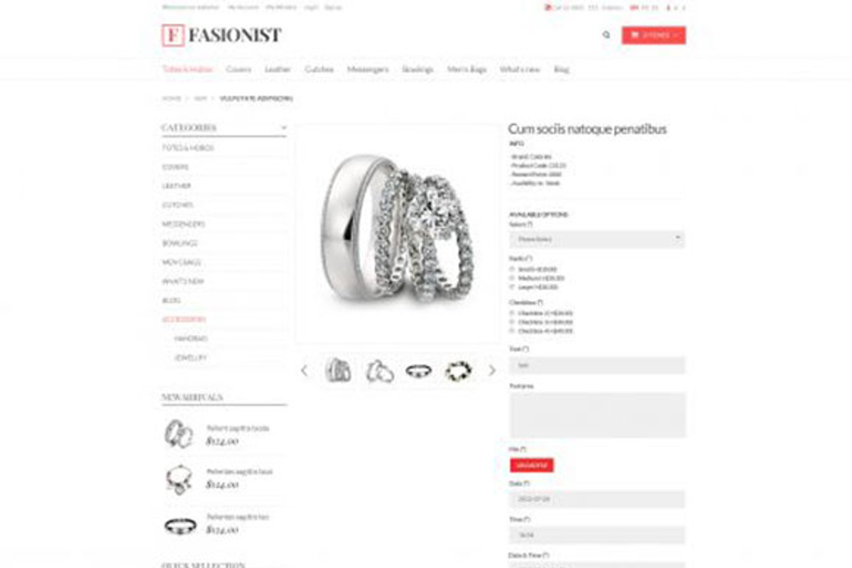 Fashionist Responsive OpenCart Theme, a Websites & App Template by giao.trinh (Photo 4 of 5)