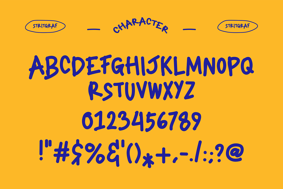 Stritgraff Handwritten Font, a Handwritten Font by GRVS Studio (Photo 2 of 4)
