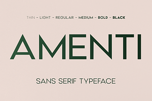 Amenti - Clean Modern Sans