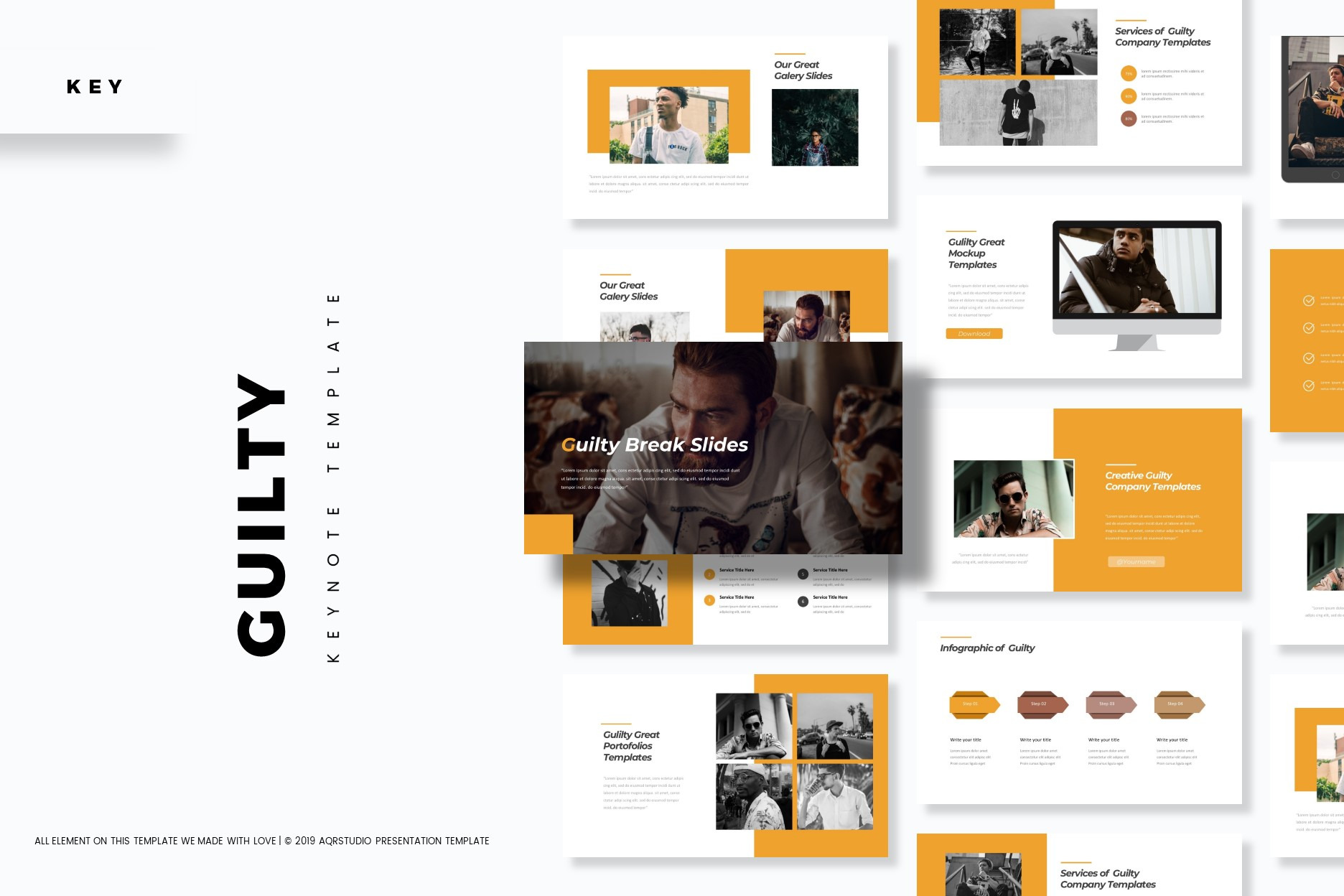 Guilty - Keynote Template, a Presentation Template by AQR Studio