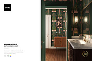 Modern Art Deco Bathroom Mockup, a Household Mockup by creatsy5 (Thumbnail 1 of 5)