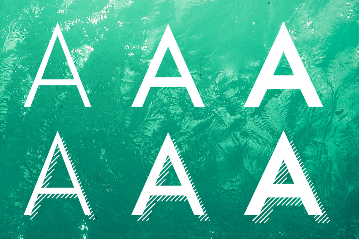 LORE - Geometric Capital Font preview 4