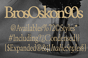 ZT Bros Oskon 90s - 72 Styles, a Serif Font by zelow type (Thumbnail 2 of 15)