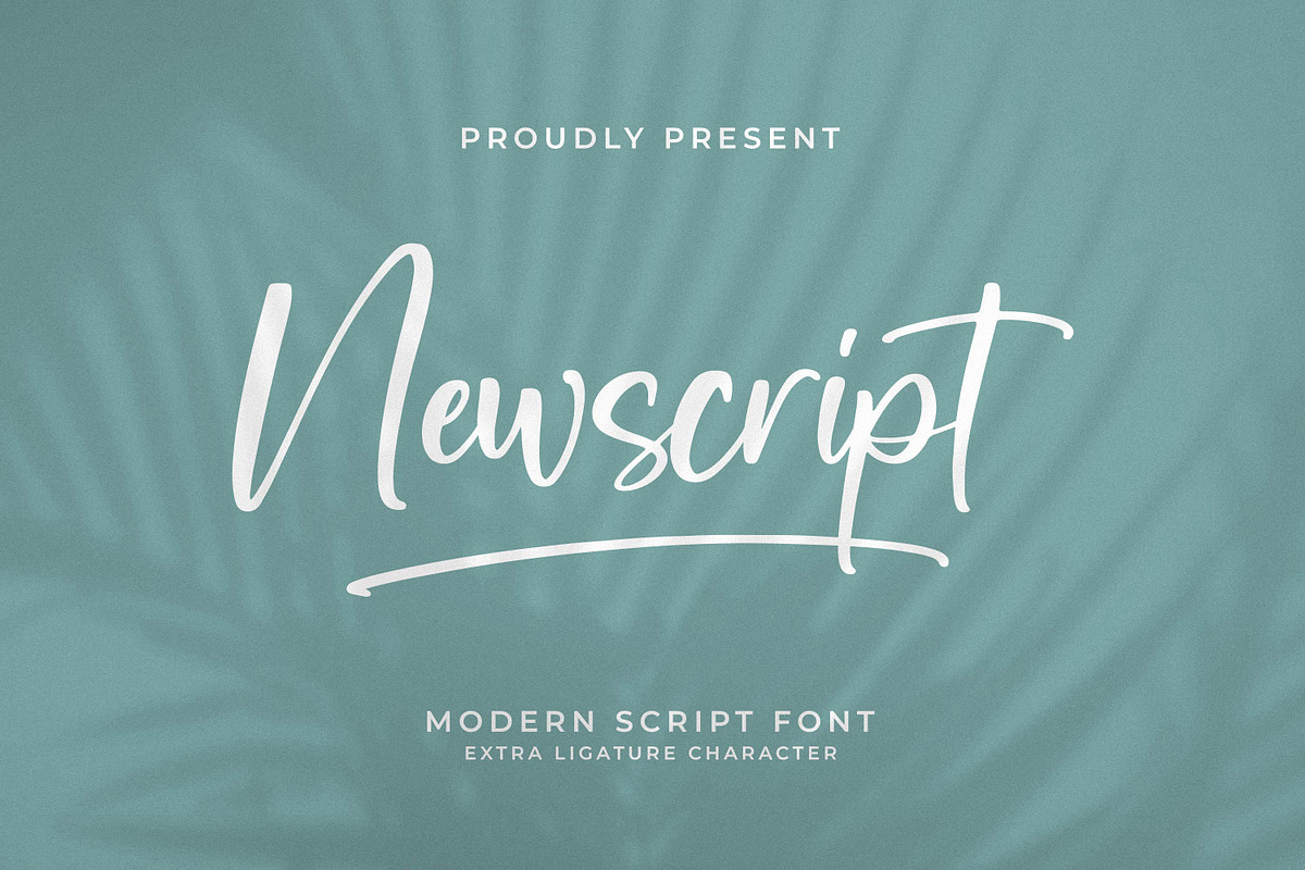 Newscript, a Script Font by Integritype Studio (Photo 1 of 14)