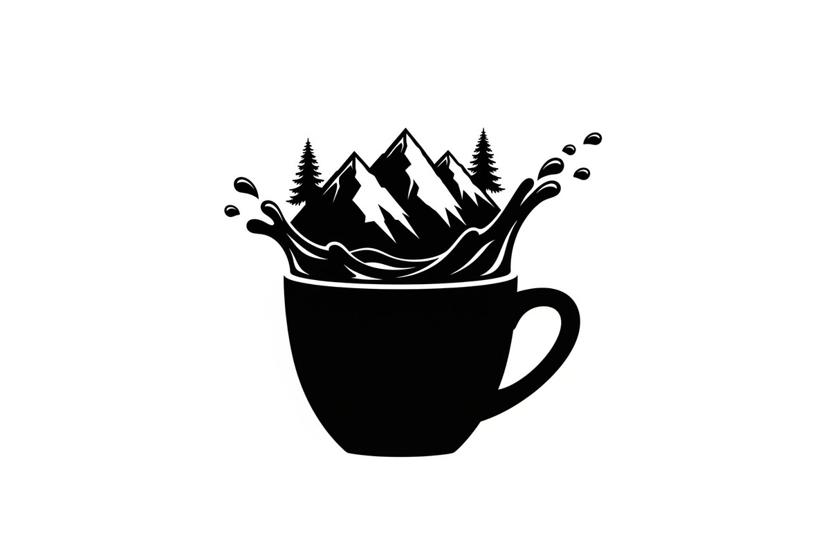 Mountain Coffee Cup Design Bundle, an Illustration by yasushie (Photo 24 of 31)