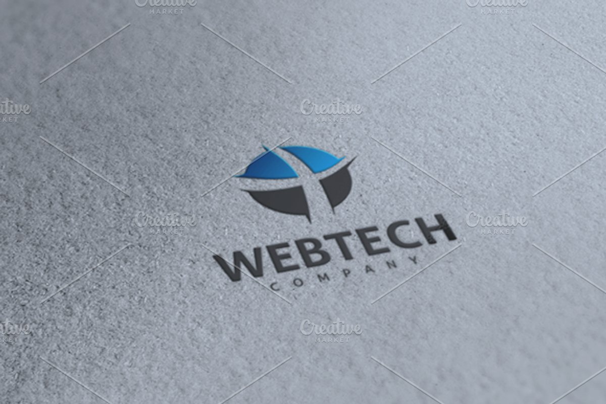 Webtech Logo, a Branding & Logo Template by Schneider Design Store (Photo 3 of 3)