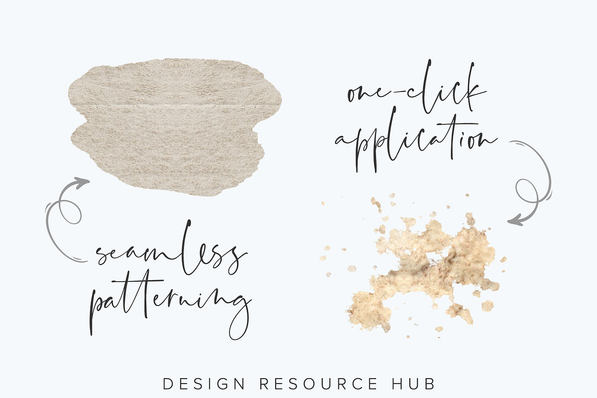 Pale Papers Photoshop Styles, a Layer Style Add-On by Design Resource Hub (Photo 2 of 5)