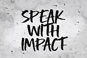 Salosa Linea – Bold Brush Display, a Handwritten Font by decographstud (Thumbnail 2 of 8)