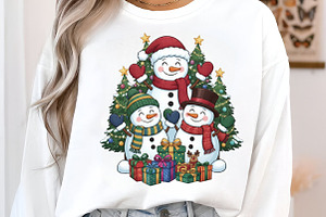 Preppy Knitting Snowman Png, Latch, an Illustration by Designking