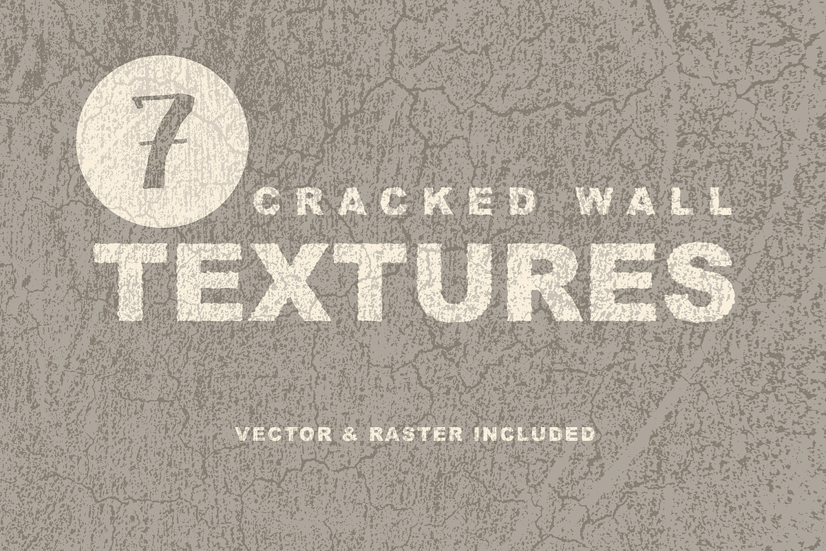 Cracked Wall Textures, a Texture Graphic by Brooke Gazarek (Photo 1 of 4)
