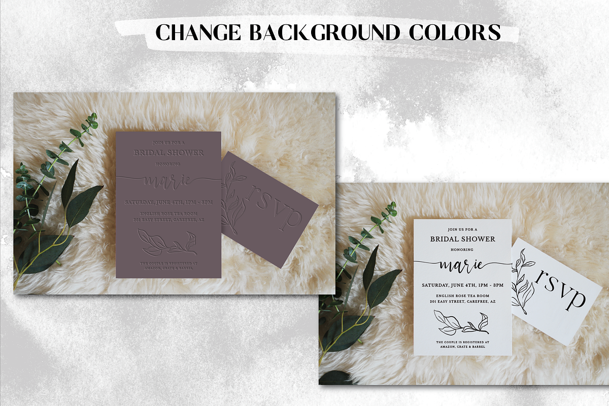 Letterpress Cards - Styled Mockups, a Print Template by Wooly Pronto (Photo 5 of 6)