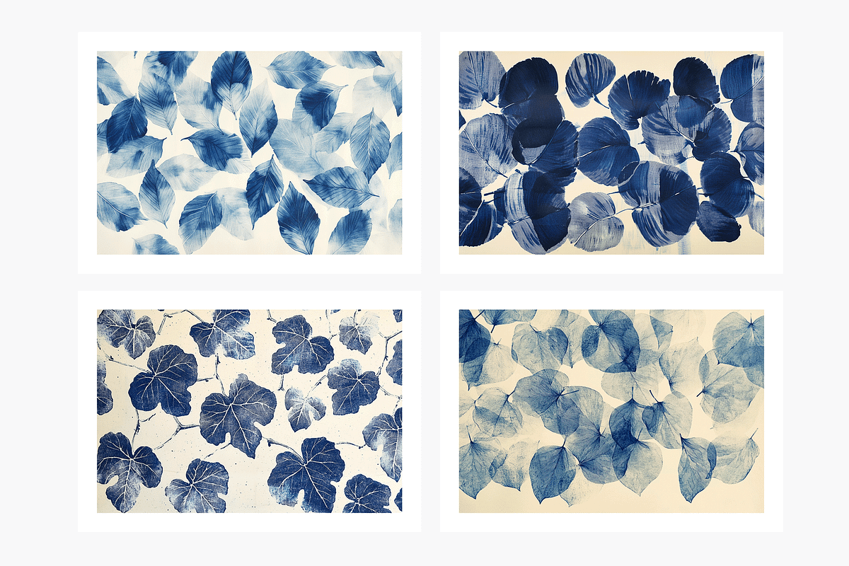 Blik Co. Organic Leaf Patterns, a Texture Illustration by milatovar (Photo 5 of 24)