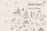 Silent Season: Advent & Line Art, a Seasonal Illustration by Purple (Thumbnail 6 of 10)