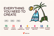 Summer Illustrations & Doodles Set, a Seasonal Illustration by Oktyabr (Thumbnail 10 of 10)