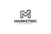 Marketing Initial Letter M Logo, a Branding & Logo Template by yopie (Thumbnail 3 of 3)