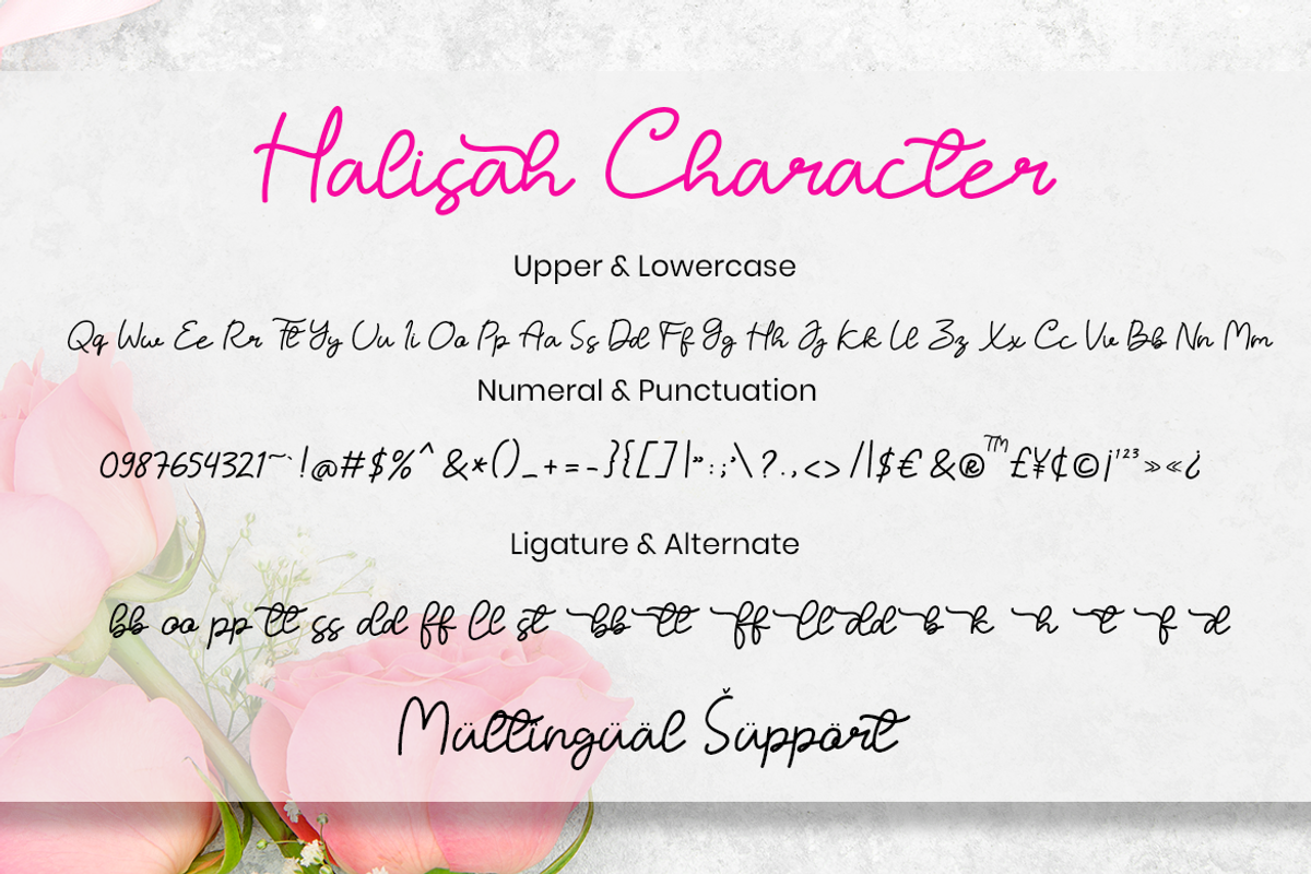 Halisah Sweet Script Monoline, a Script Font by MC Creative (Photo 7 of 8)