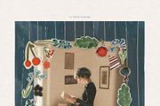 Fall Cottagecore Frames Backgrounds, a Decorative Illustration by whiteheartdesign (Thumbnail 10 of 22)